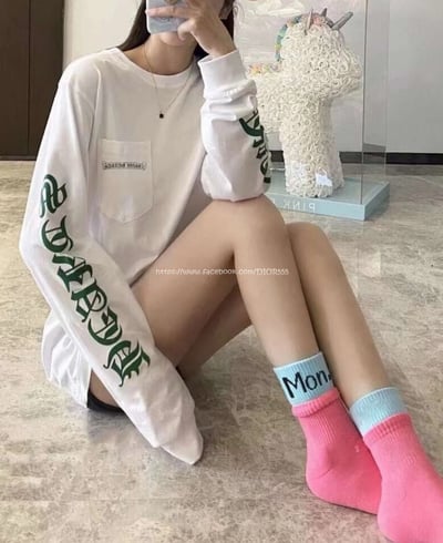 克羅心十字架印花長袖1