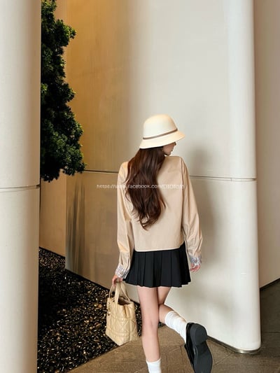 Dior老花拼接襯衫3