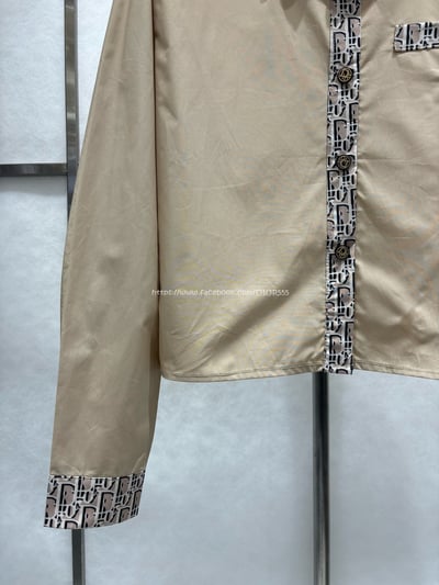 Dior老花拼接襯衫9