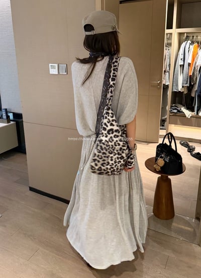 天絲亞麻長裙套裝(上衣+長裙)3