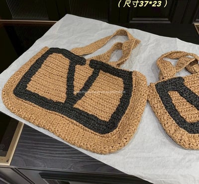 Valentino VLogo草編包4