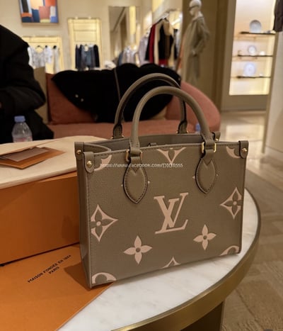 LV Onthego壓紋叢林包15