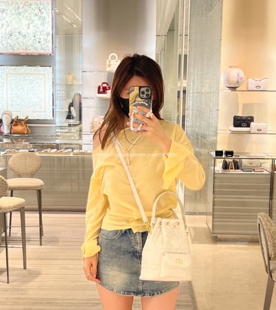 DIOR CARO BUCKET水桶包3