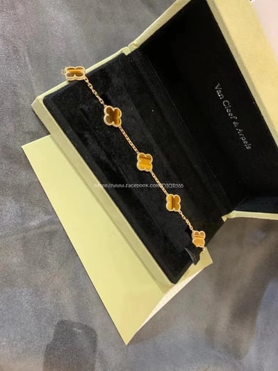 vca四葉草五花手鍊18