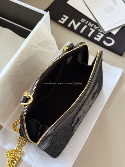 celine老花貝殼包9