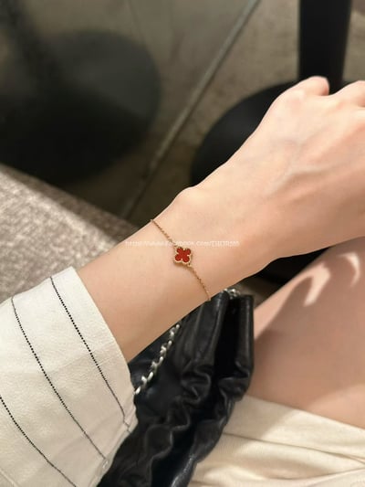  Vca mini四葉草手鍊 6