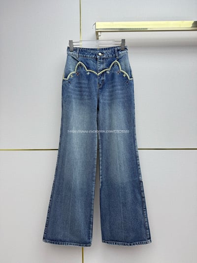 LV牛仔直筒褲 10