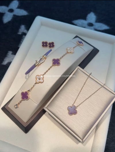 Vca紫羅蘭手鍊/項鍊/手環8