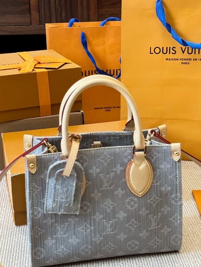 LV25丹寧牛仔Onthego6
