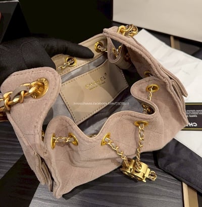 小香mini抽繩水桶hobo包6