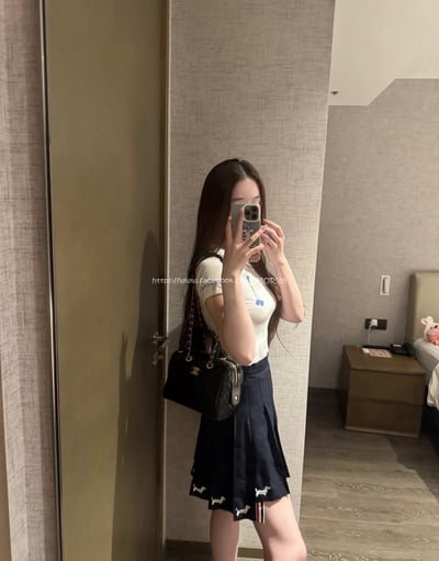 小香黑金褶皺保齡球包10