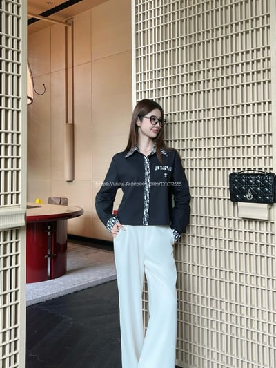 Dior老花拼接襯衫5