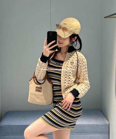 miumiu鏤空鈎花外套6