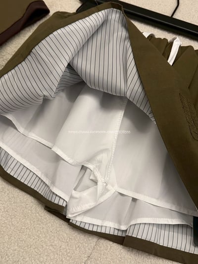 MIUMIU橄欖綠套裝(上衣+褲裙)7