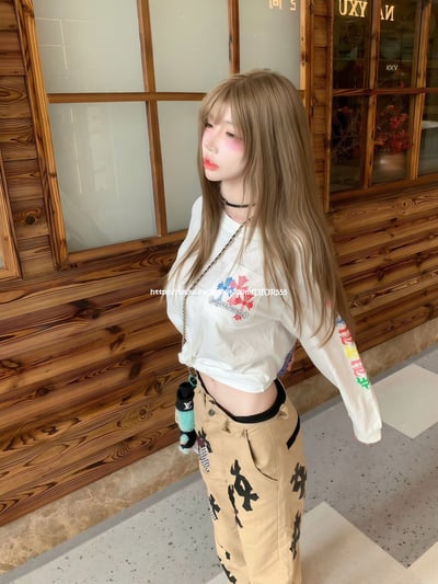 C.H克羅心棋盤格牛仔褲10