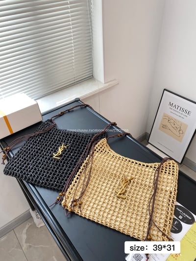 YSL 編織托特包1