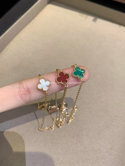  Vca mini四葉草手鍊 8