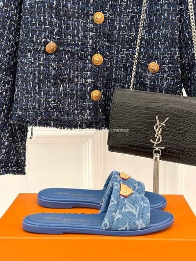 LV印花懶人拖鞋 9