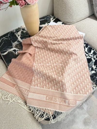 Dior 雙面披肩圍巾6