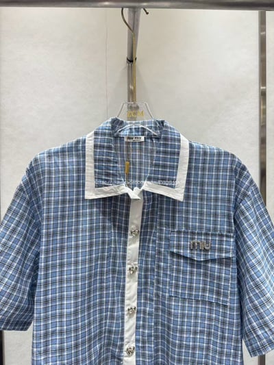 miumiu格子襯衫 8