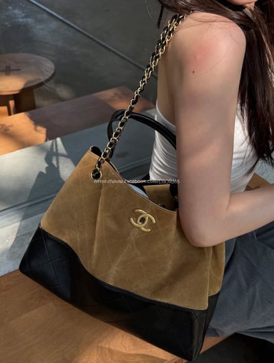 小香25a麂皮托特包5