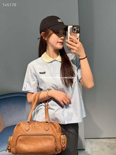 miumiu海鹽藍襯衫1