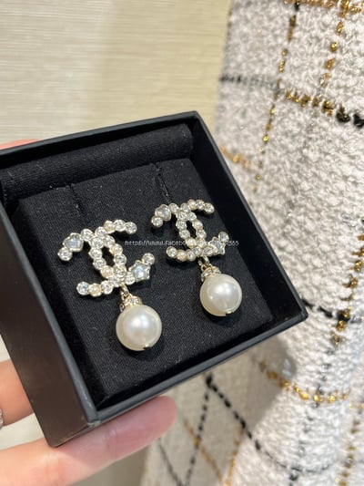 小香雙C淺金色耳環5