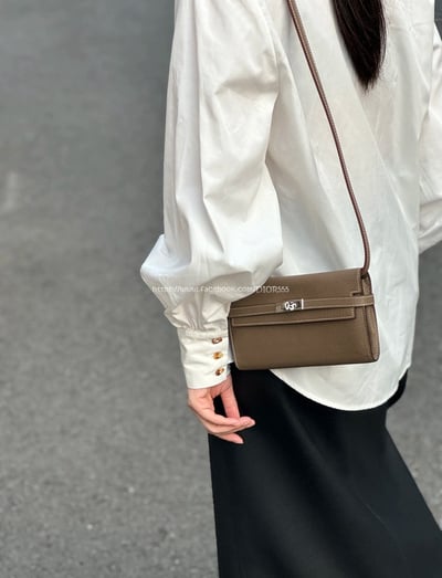 愛馬仕 kelly橫版斜背包  5