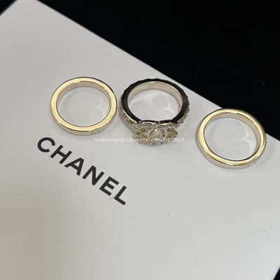 小香滿鑽三合一戒指(三件套）4