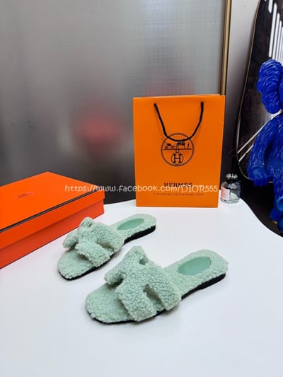 愛馬仕厚厚羊羔毛9