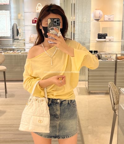 DIOR CARO BUCKET水桶包4