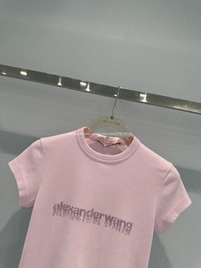 AW粉色鑽鑽短T8