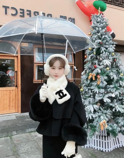 小香套裝(耳罩+圍巾)6