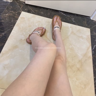 Chloe 交叉編織羅馬涼鞋2