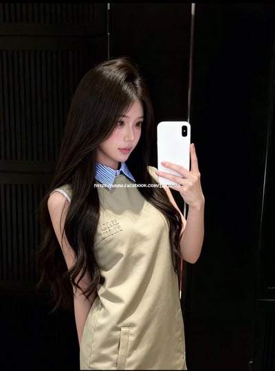 miu miu假兩件無袖連身裙3