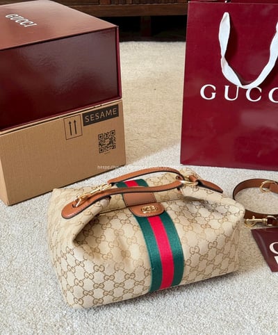 Gucci Vanity 老花飯盒包14