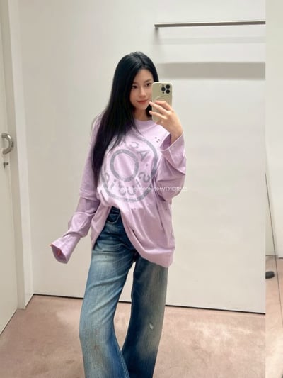 Acne做舊假兩件T4