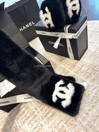 小香套裝(耳罩+圍巾)12