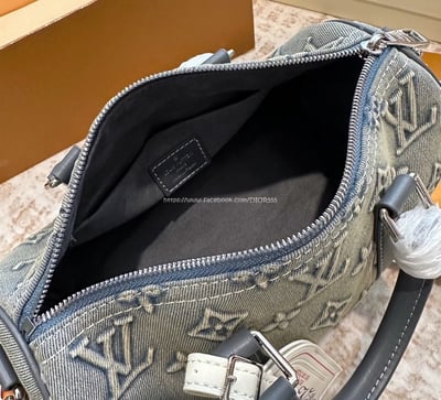 Lv 牛仔keepall 枕頭包10