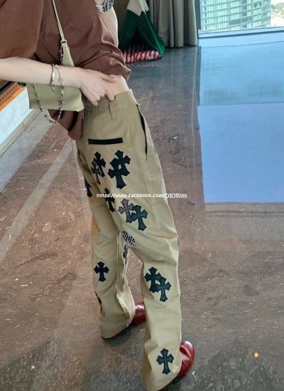 C.H克羅心棋盤格牛仔褲11