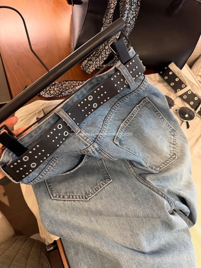 闊腿工裝七分褲10