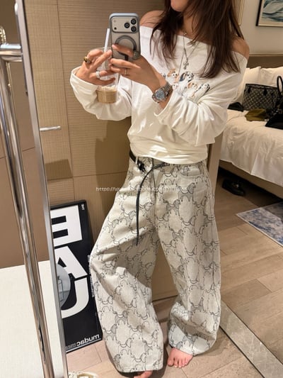 小馬刺繡牛仔褲3