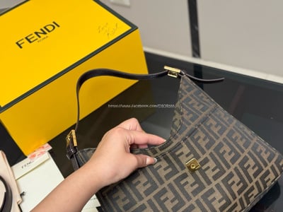 Fendi zucca 老花牛角包12