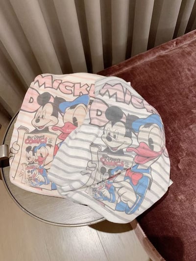 唐老鴨條紋印花T6