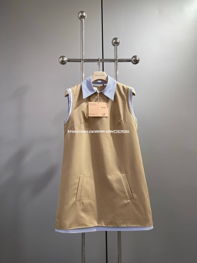 miu miu假兩件無袖連身裙9