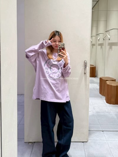 Acne做舊假兩件T6