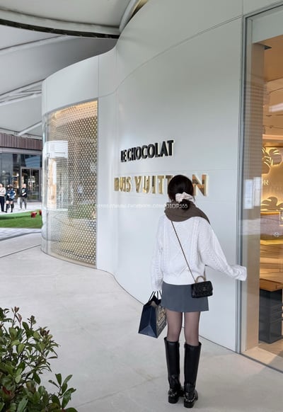 小香鏈條高筒長靴/騎士靴3