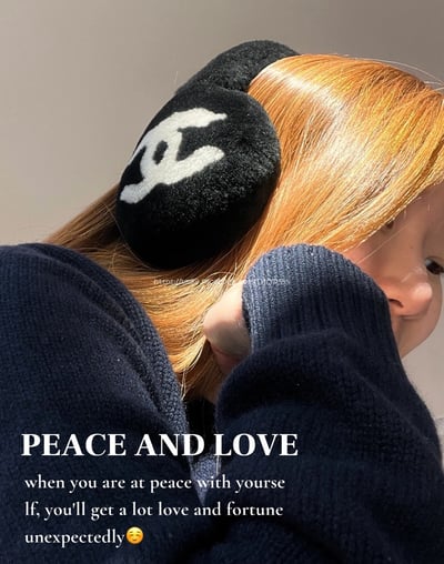 小香套裝(耳罩+圍巾)3