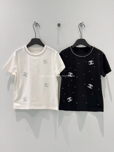 小香燙鑽雙C滿印珍珠上衣 12