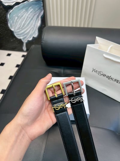 YSL牛皮皮帶8